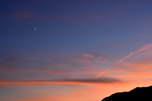 Kurz nach Sonnenuntergan in Leifers in Richtung Mendel. Nikon D5500 Nikkor 50 mm f/1.8 ISO Belichtungszeit 1/250 Blende 8